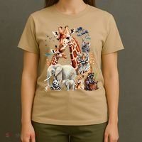 Zoo Animals Wildlife Birthday Party Animal Safari Jungle T-Shirt thumb 4