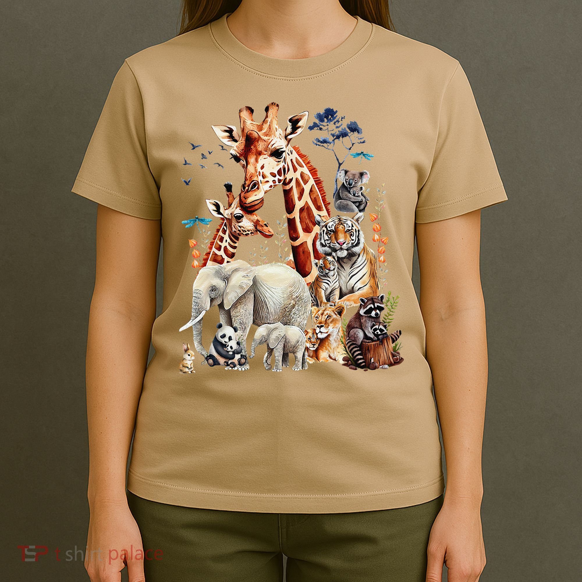 Zoo Animals Wildlife Birthday Party Animal Safari Jungle T-Shirt