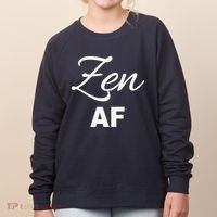 Zen Af Yoga Spiritual Meditation Women's Sweatshirt thumb 0