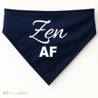 Zen Af Yoga Spiritual Meditation USA-Made Doggie Bandana thumb 0