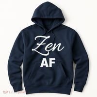 Zen Af Yoga Spiritual Meditation Hoodie thumb 0