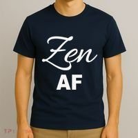 Zen Af Yoga Spiritual Meditation T-Shirt thumb 3