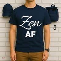 Zen Af Yoga Spiritual Meditation T-Shirt thumb 6