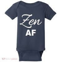 Zen Af Yoga Spiritual Meditation Baby Bodysuit thumb 0