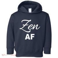 Zen Af Yoga Spiritual Meditation Toddler Hoodie thumb 0