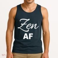Zen Af Yoga Spiritual Meditation Tank Top thumb 3