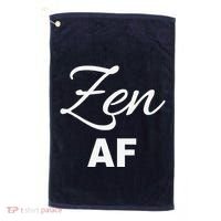 Zen Af Yoga Spiritual Meditation Golf Towel thumb 0