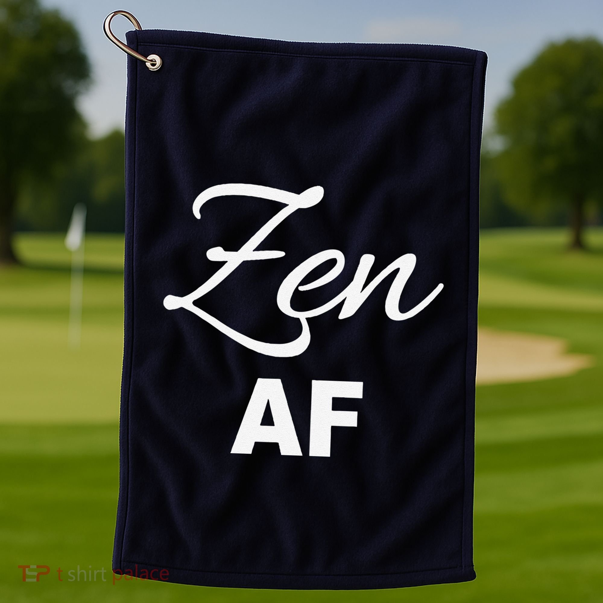 Zen Af Yoga Spiritual Meditation Golf Towel