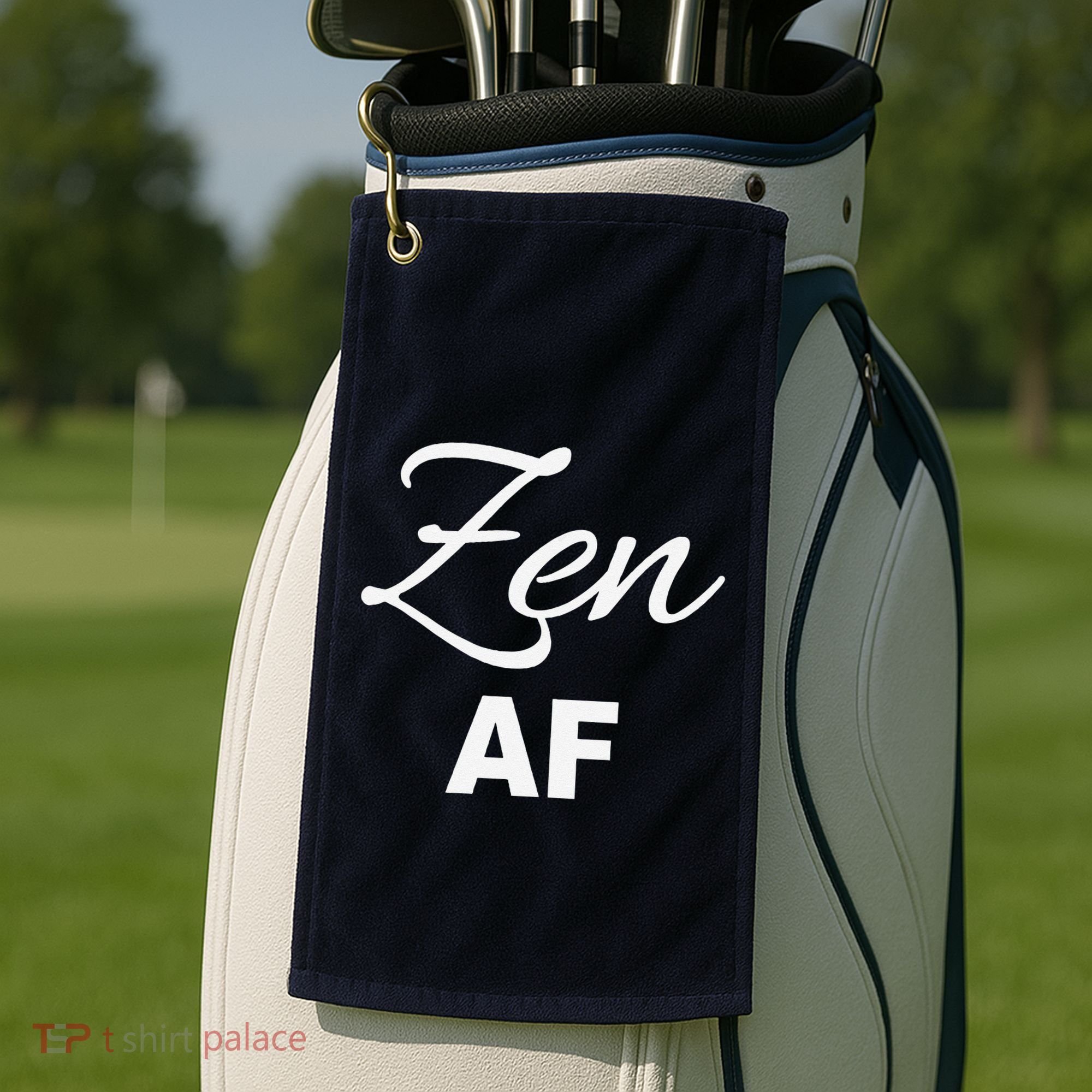Zen Af Yoga Spiritual Meditation Golf Towel