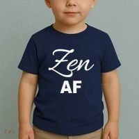 Zen Af Yoga Spiritual Meditation Toddler T-Shirt thumb 2