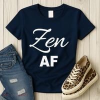 Zen Af Yoga Spiritual Meditation Women's T-Shirt thumb 3
