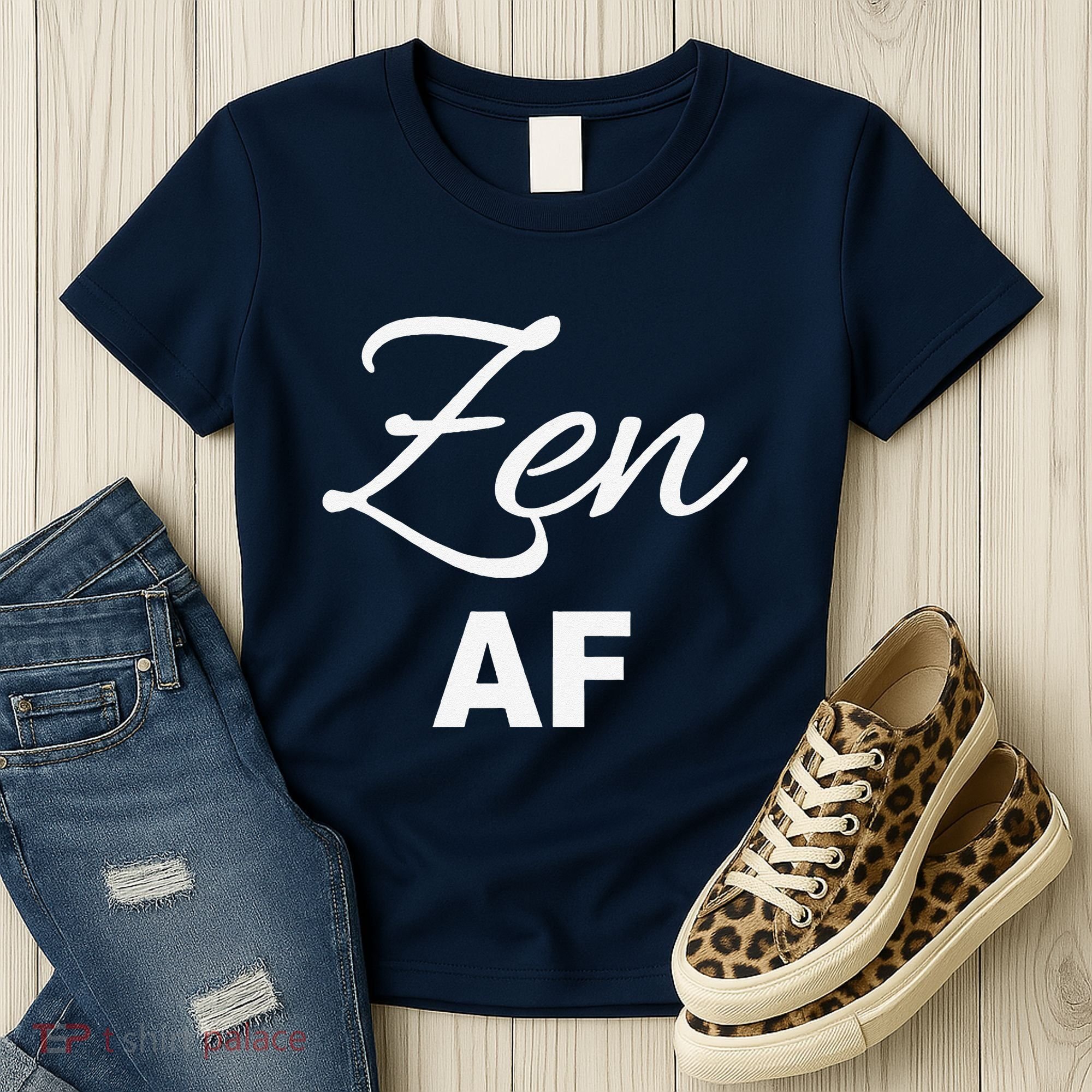 Zen Af Yoga Spiritual Meditation Women's T-Shirt