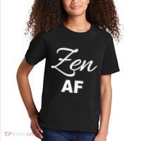 Zen Af Yoga Spiritual Meditation Kids T-Shirt thumb 2