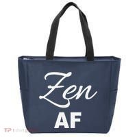 Zen Af Yoga Spiritual Meditation Tote Bag thumb 0