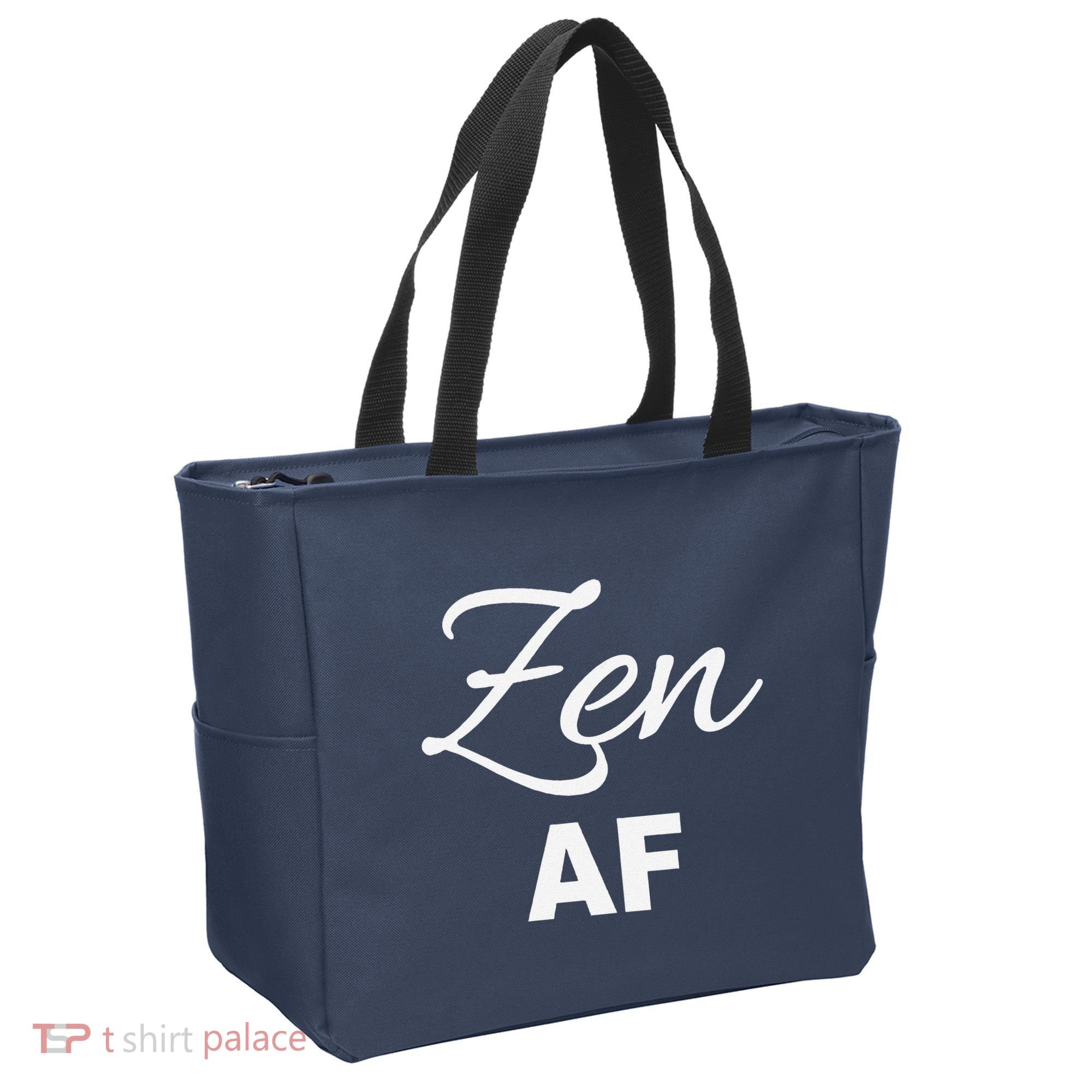 Zen Af Yoga Spiritual Meditation Tote Bag