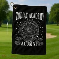 Zodiac Academy Golf Towel thumb 1