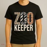 Zookeeper Animals Zoo Wildlife Lover Safari Savanna Costume T-Shirt thumb 3