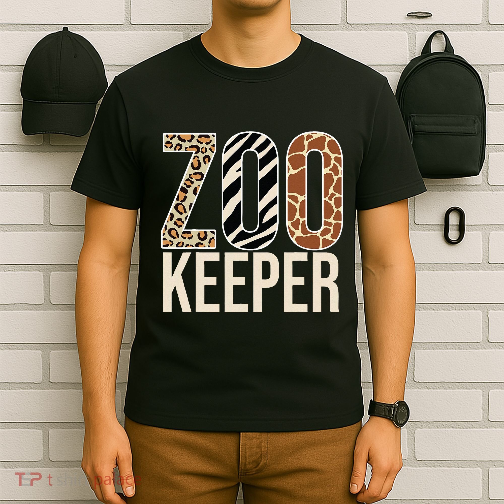 Zookeeper Animals Zoo Wildlife Lover Safari Savanna Costume T-Shirt