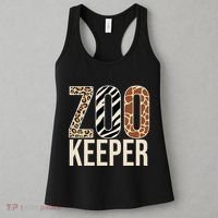 Zookeeper Animals Zoo Wildlife Lover Safari Savanna Costume Women's Tank Top thumb 3