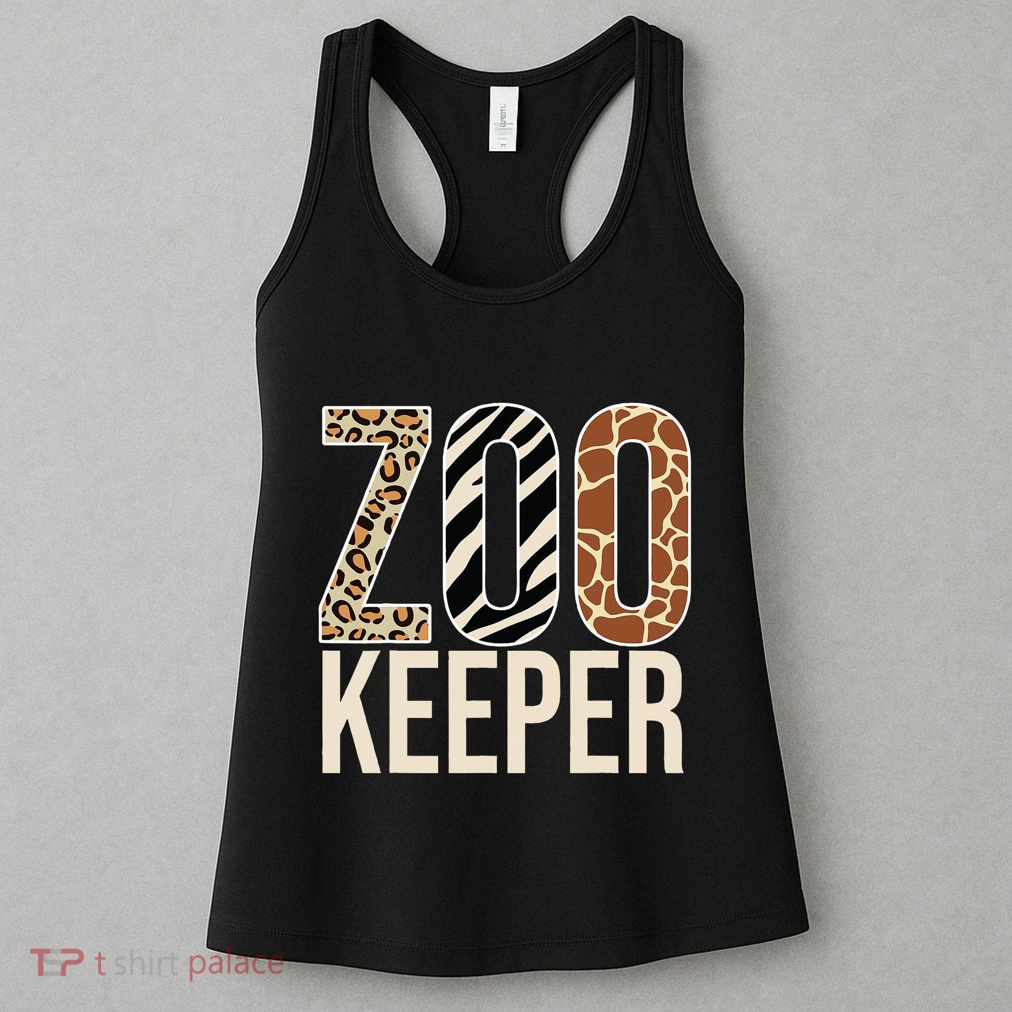 Zookeeper Animals Zoo Wildlife Lover Safari Savanna Costume Women's Tank Top