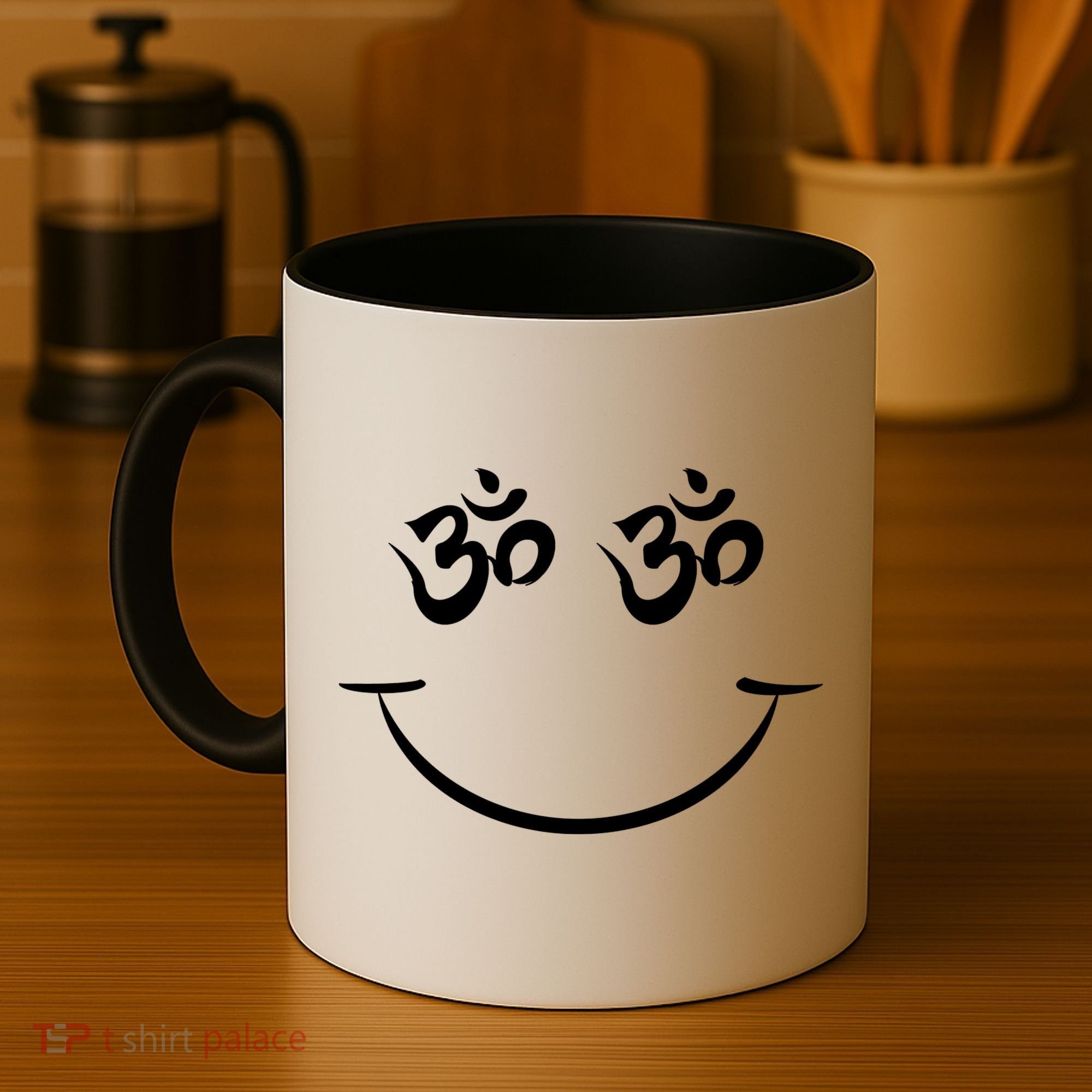 Zen Buddha Buddhist OM AUM Smiley Coffee Mug