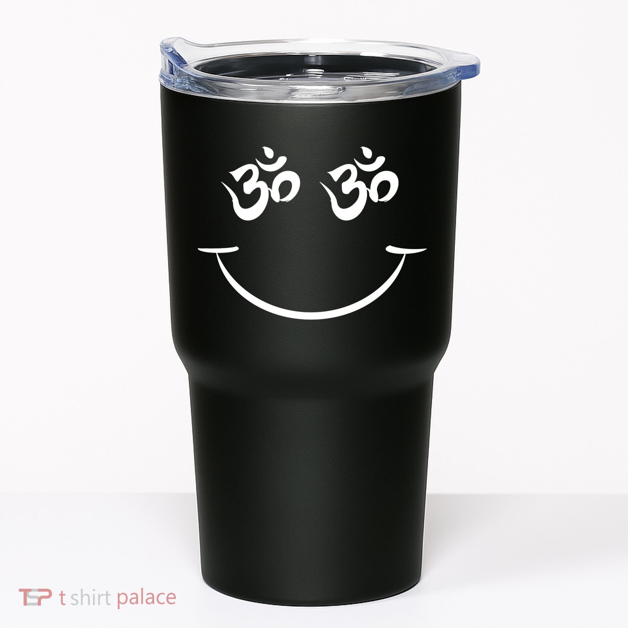 Zen Buddha Buddhist OM AUM Smiley Tumbler
