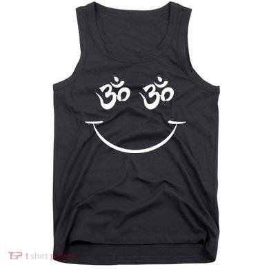 Zen Buddha Buddhist OM AUM Smiley Tank Top