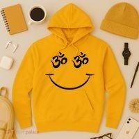 Zen Buddha Buddhist OM AUM Smiley Hoodie thumb 3