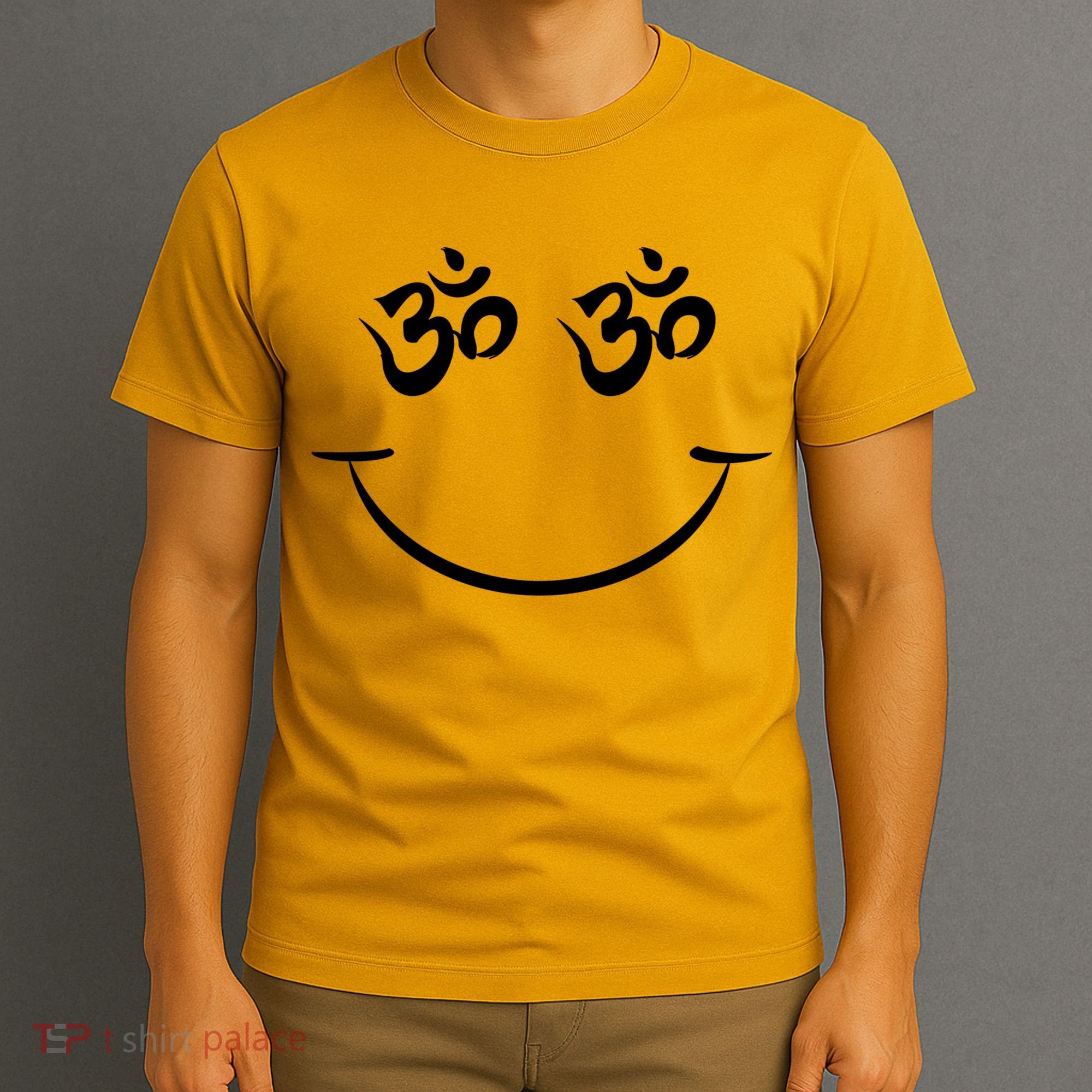 Zen Buddha Buddhist OM AUM Smiley T-Shirt