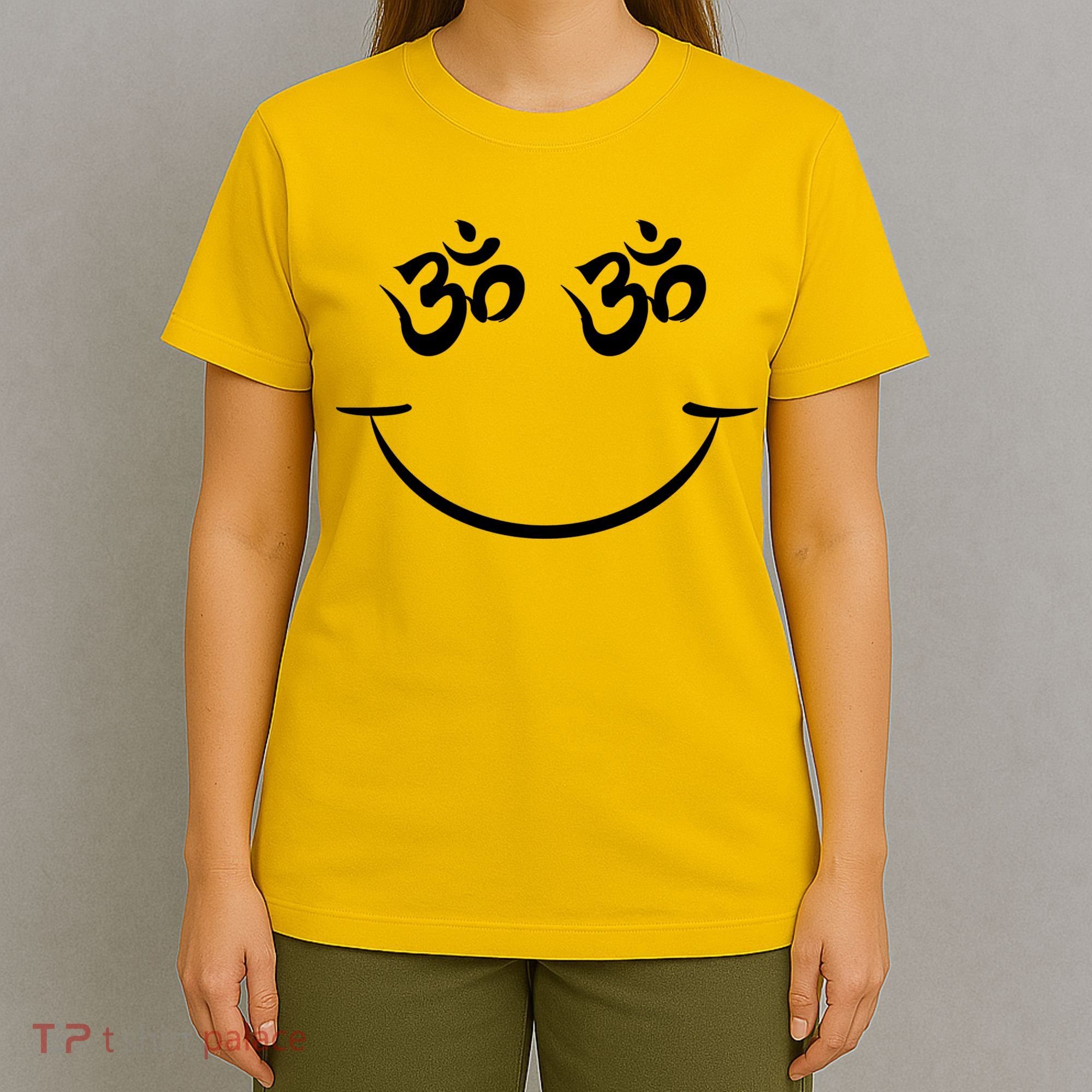 Zen Buddha Buddhist OM AUM Smiley T-Shirt