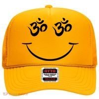 Zen Buddha Buddhist OM AUM Smiley Hat thumb 0