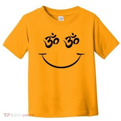 Zen Buddha Buddhist OM AUM Smiley Toddler T-Shirt
