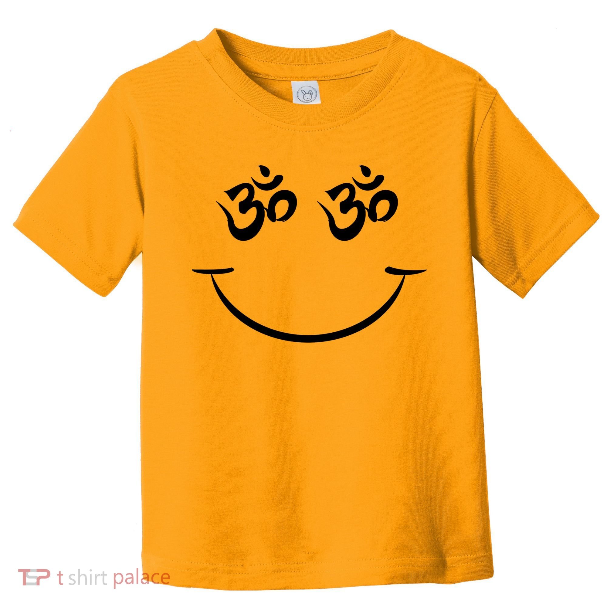 Zen Buddha Buddhist OM AUM Smiley Toddler T-Shirt