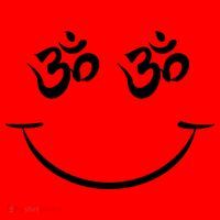 Zen Buddha Buddhist OM AUM Smiley Santa Hat thumb 1