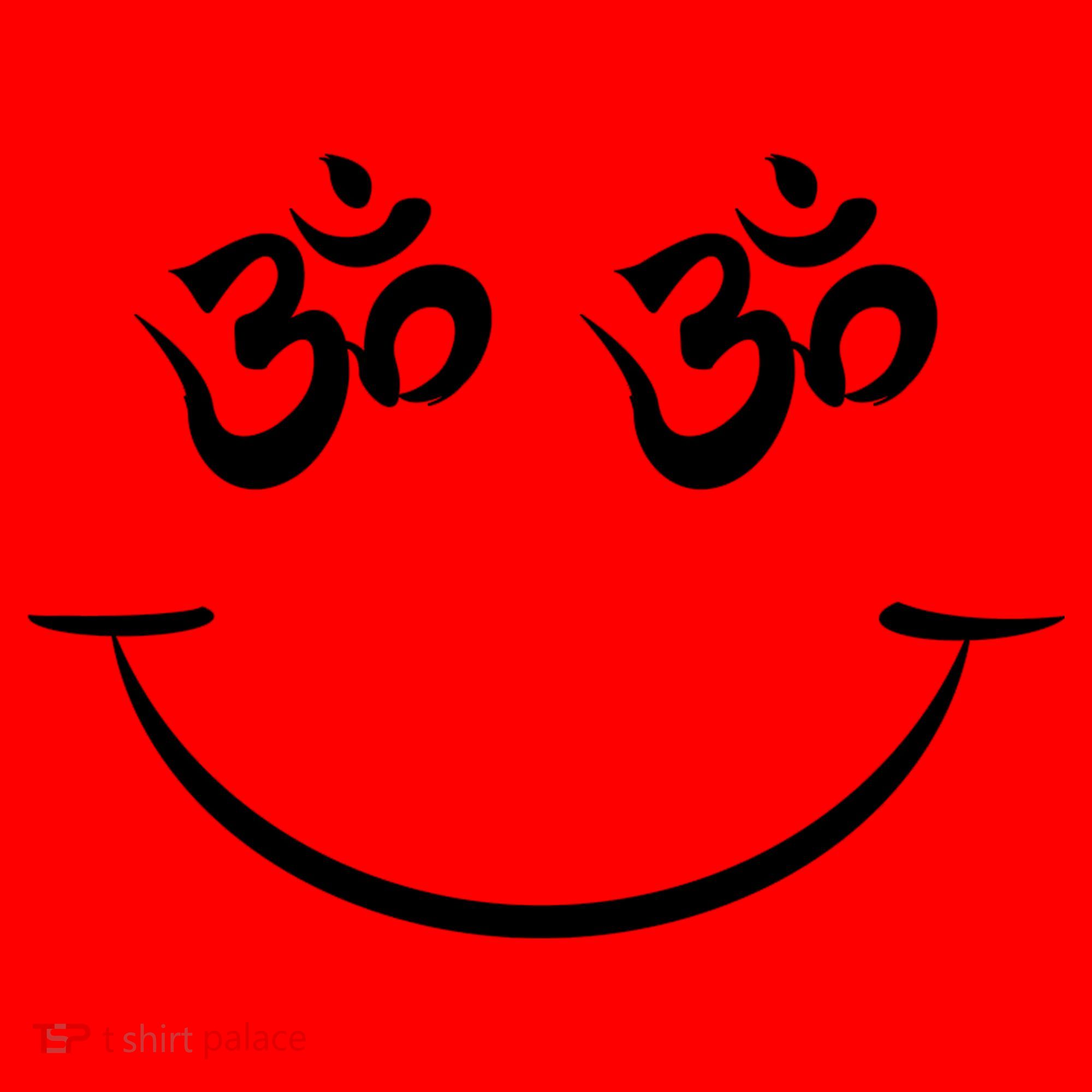 Zen Buddha Buddhist OM AUM Smiley Santa Hat