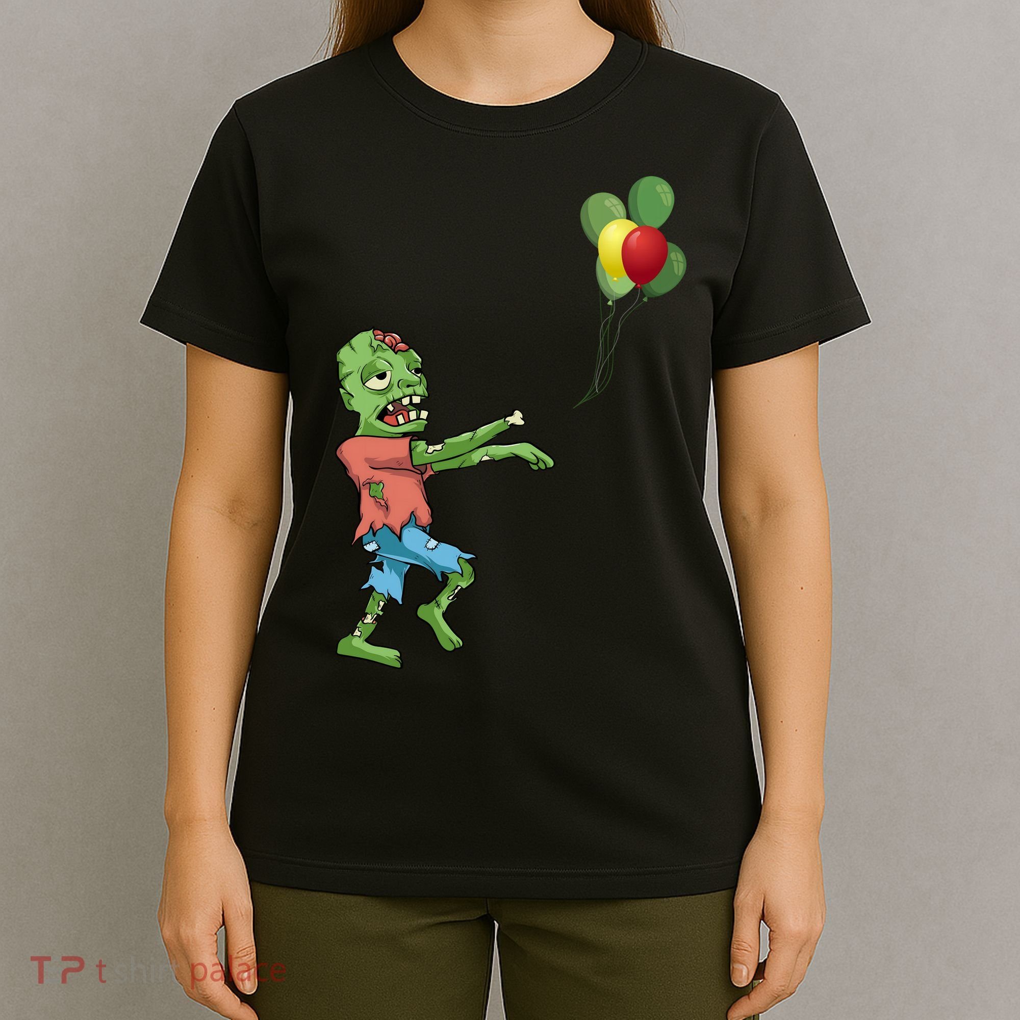 Zombie Birthday Balloon Funny T-Shirt
