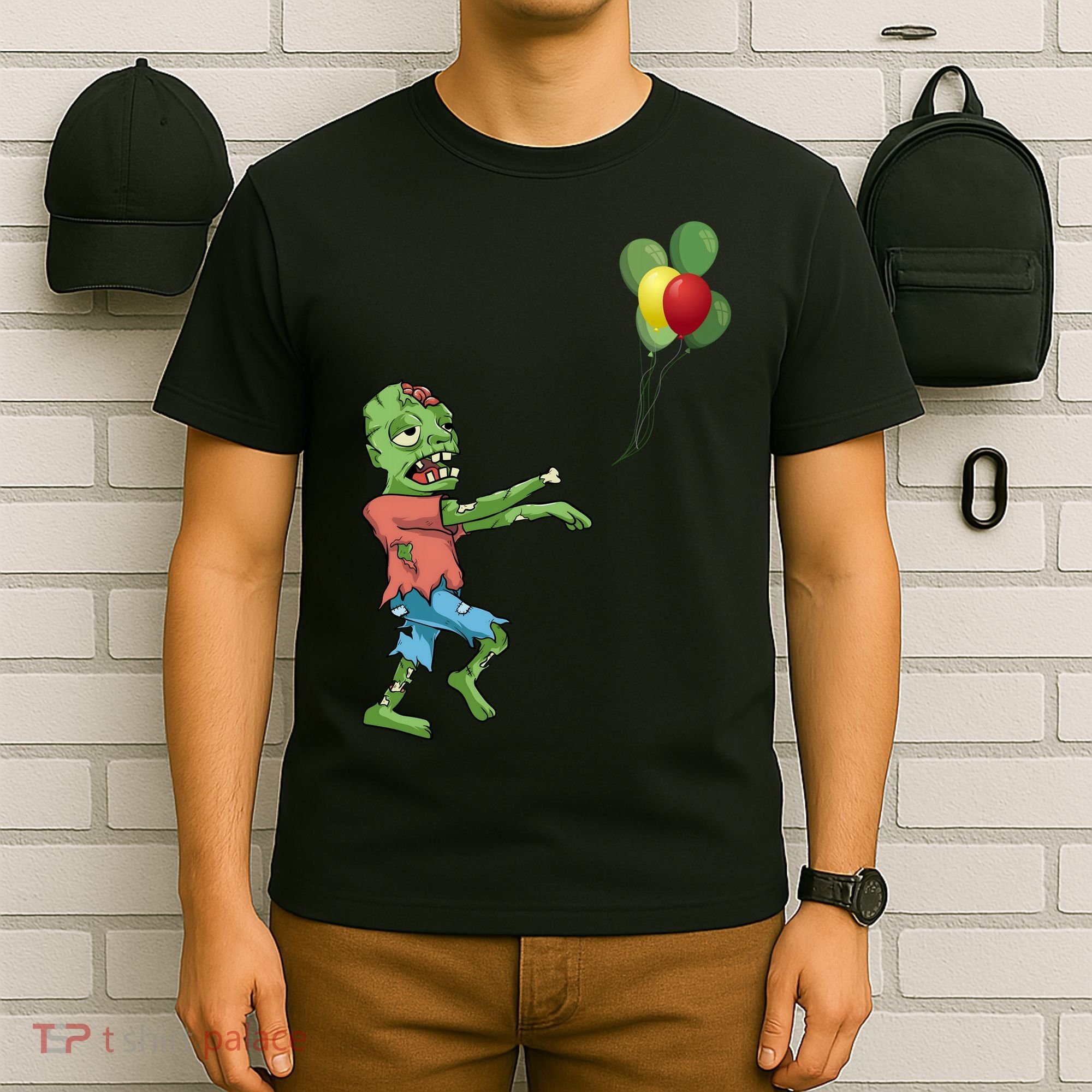 Zombie Birthday Balloon Funny T-Shirt