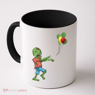 Zombie Birthday Balloon Funny Coffee Mug