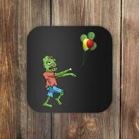 Zombie Birthday Balloon Funny Coaster thumb 0