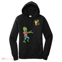 Zombie Birthday Balloon Funny Women's Hoodie thumb 0