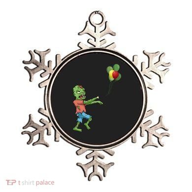 Zombie Birthday Balloon Funny Ornament