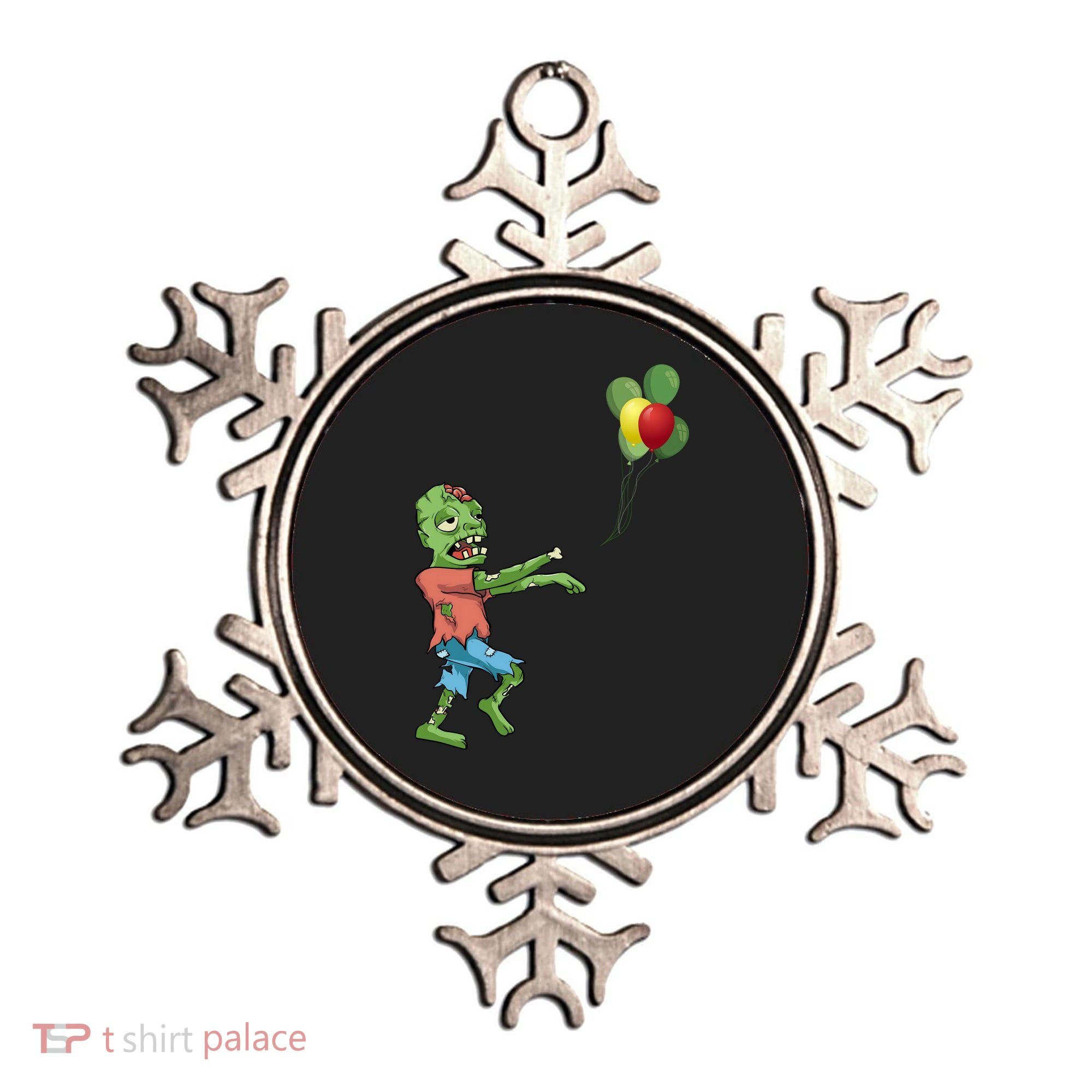 Zombie Birthday Balloon Funny Ornament