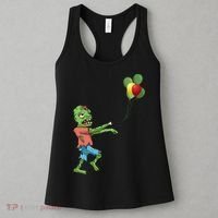 Zombie Birthday Balloon Funny Women's Tank Top thumb 3