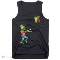 Zombie Birthday Balloon Funny Tank Top thumb 0