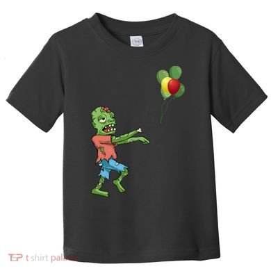 Zombie Birthday Balloon Funny Toddler T-Shirt
