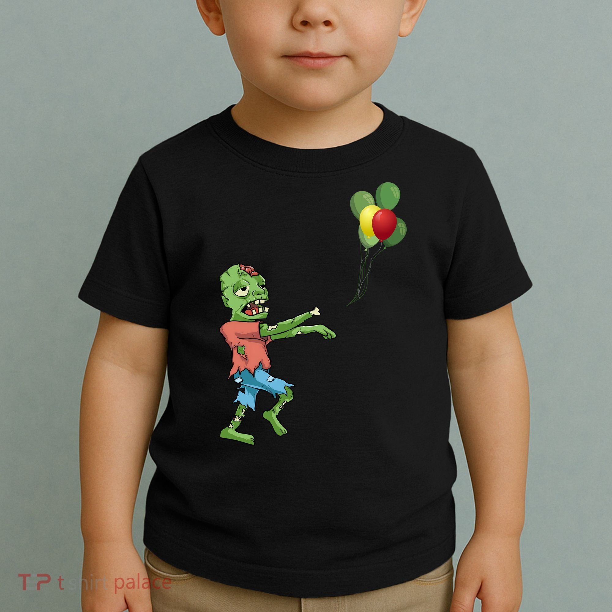 Zombie Birthday Balloon Funny Toddler T-Shirt