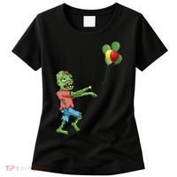 Zombie Birthday Balloon Funny Women's T-Shirt thumb 0