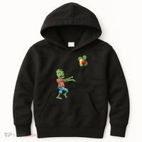 Zombie Birthday Balloon Funny Kids Hoodie thumb 0