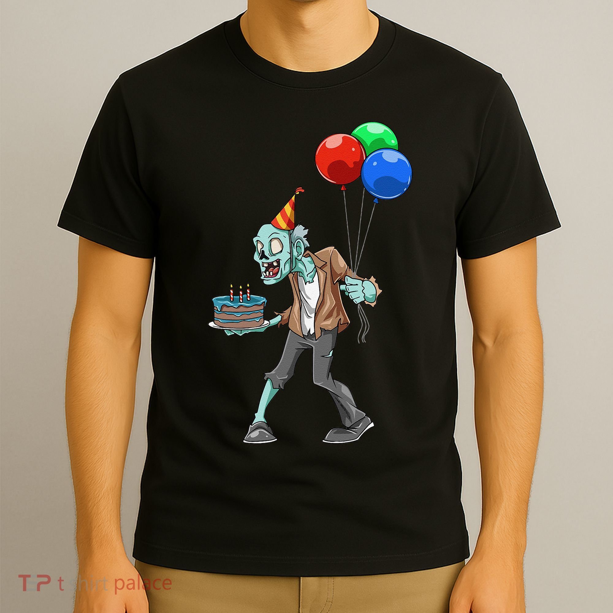 Zombie Birthday Party Zombie Party Halloween Birthday Party T-Shirt
