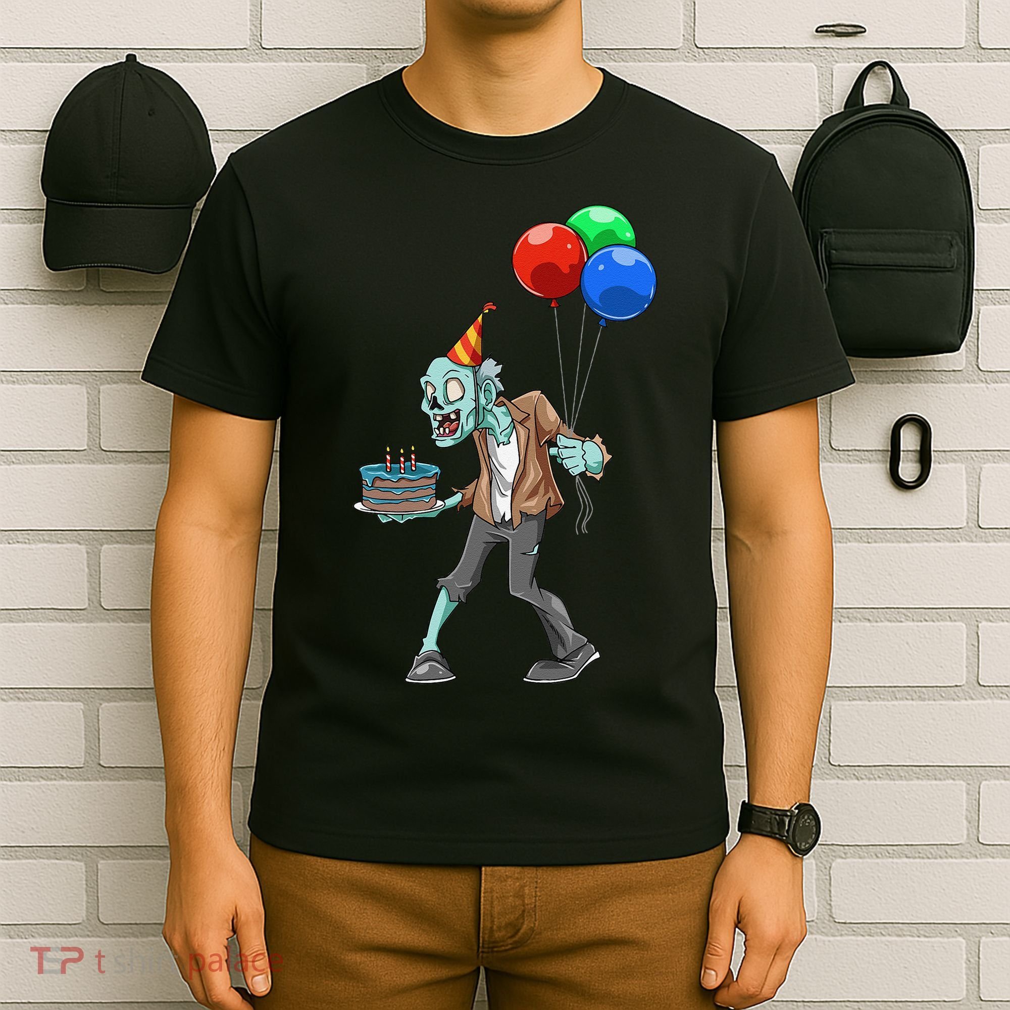 Zombie Birthday Party Zombie Party Halloween Birthday Party T-Shirt